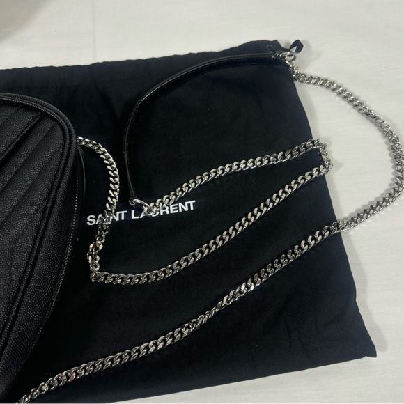 Gorgeous YSL Mini Lou Bag Black Sold - Picture 9 of 16
